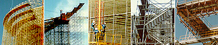 Photos of scaffolding and shoring jobs